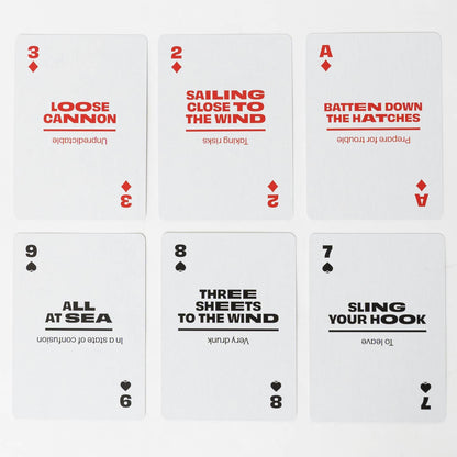 Sailing Slang Playing Cards