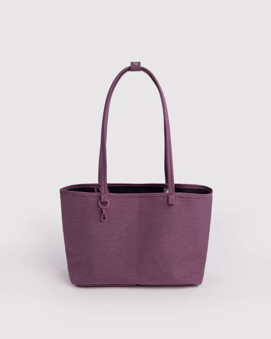 BAGGU Medium Nylon Reversible Tote - Wild Plum Mix