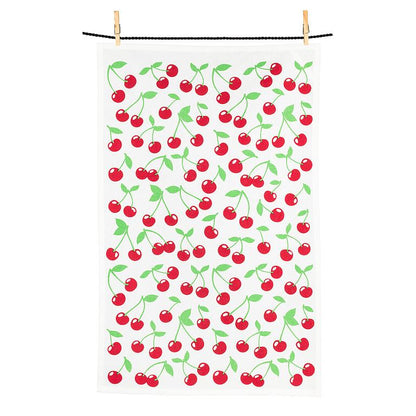 Cherries Dishcloth + Kitchen Towel Set
