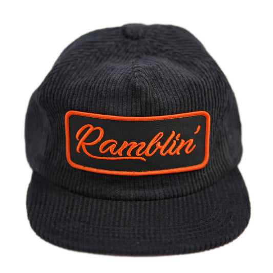 Ramblin' Corduroy Hat  Black