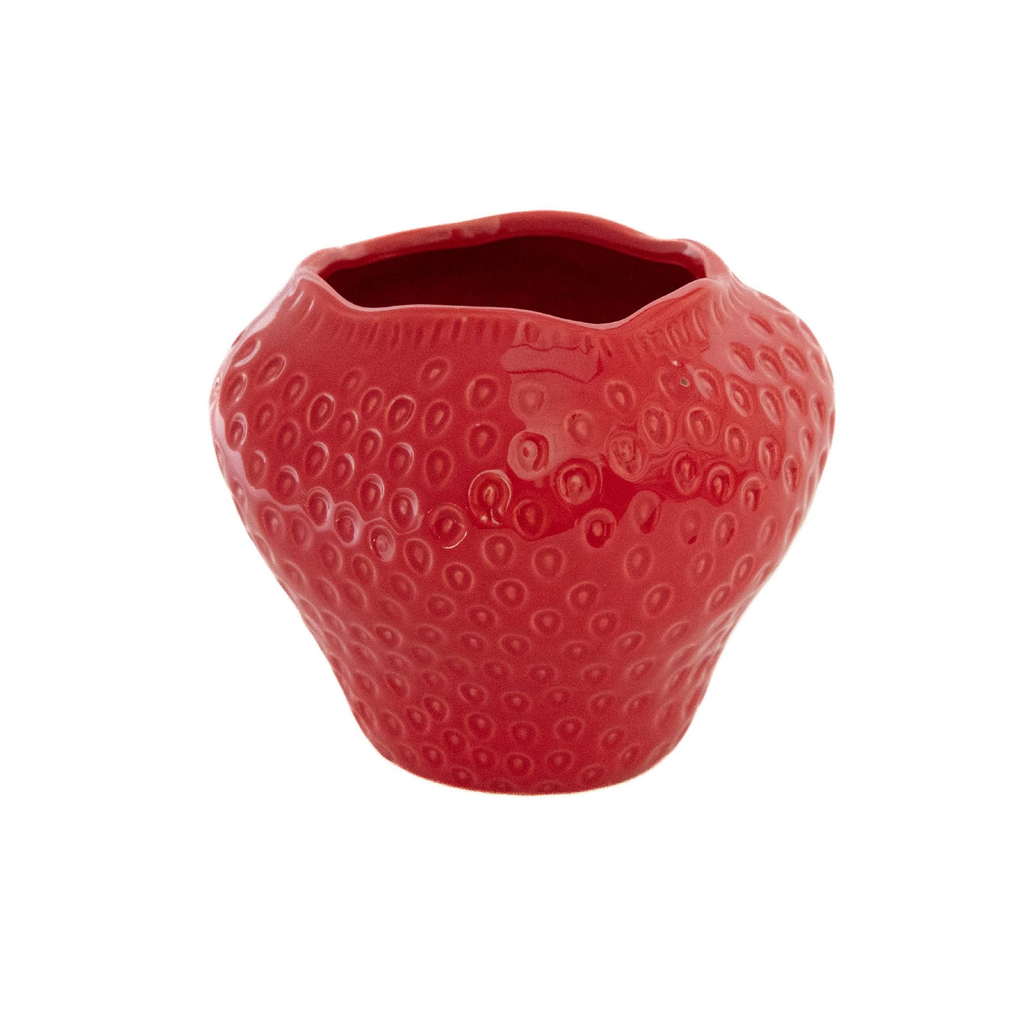 Strawberry Ceramic Planter