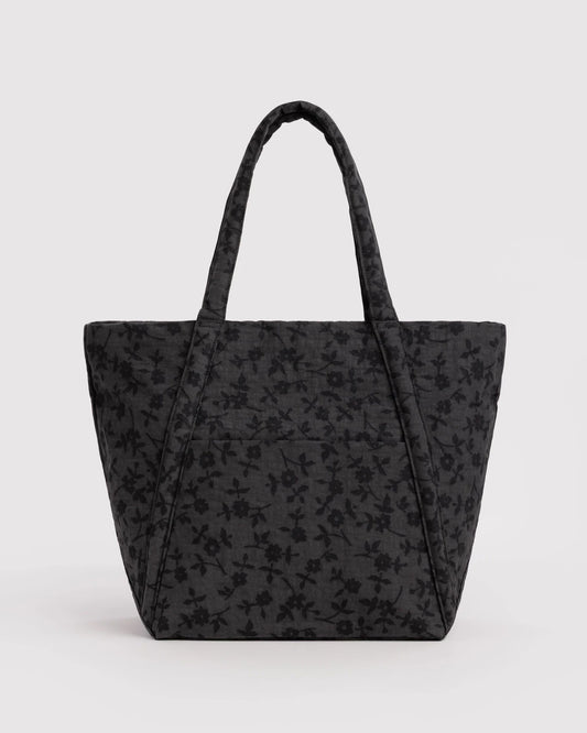 BAGGU Cloud Bag - Charcoal Ditsy Floral