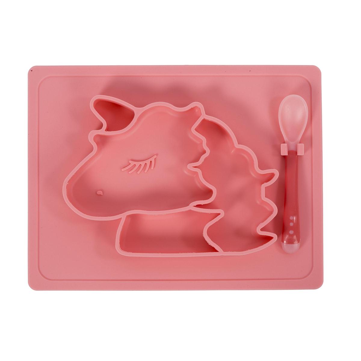 Silicone Unicorn Sectioned Plate