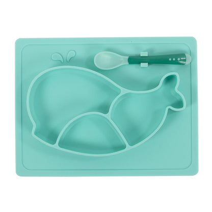 Silicone Whale Sectioned Plate