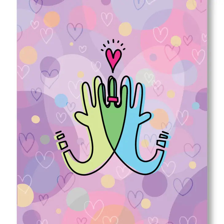 Hi Five Wedding Card