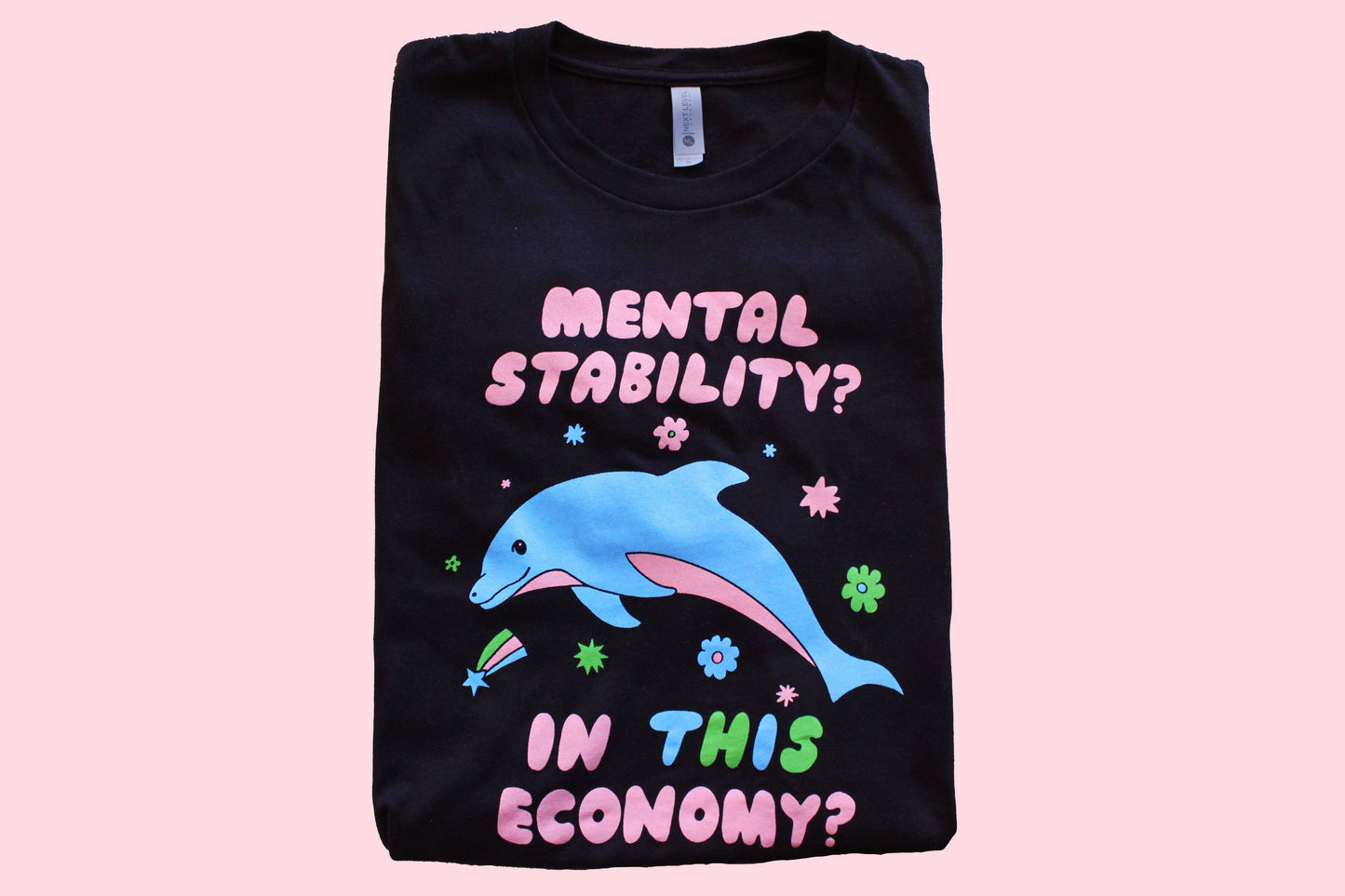 Mental Stability Dolphin Tee