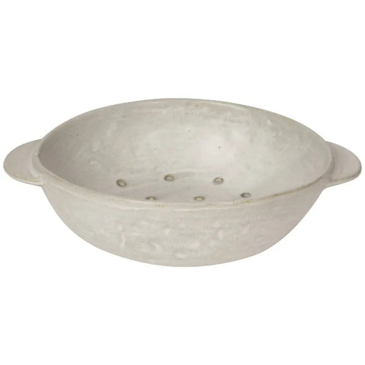 Danica - Ivory Stoneware Fruit Bowl 9 inch