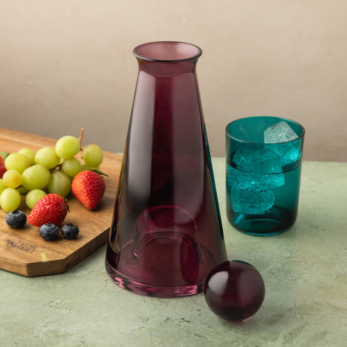 Magenta Carafe