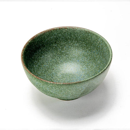 Nature Green rice bowl shown stacked