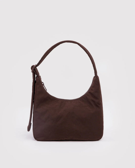 BAGGU Mini Nylon Shoulder Bag - Coffee