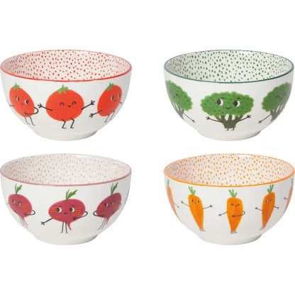 Danica - Funny Food Bowls Set of 4