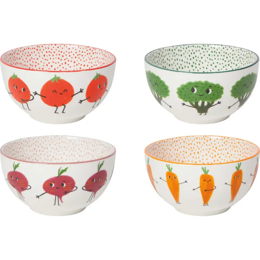 Danica - Funny Food Bowls Set of 4