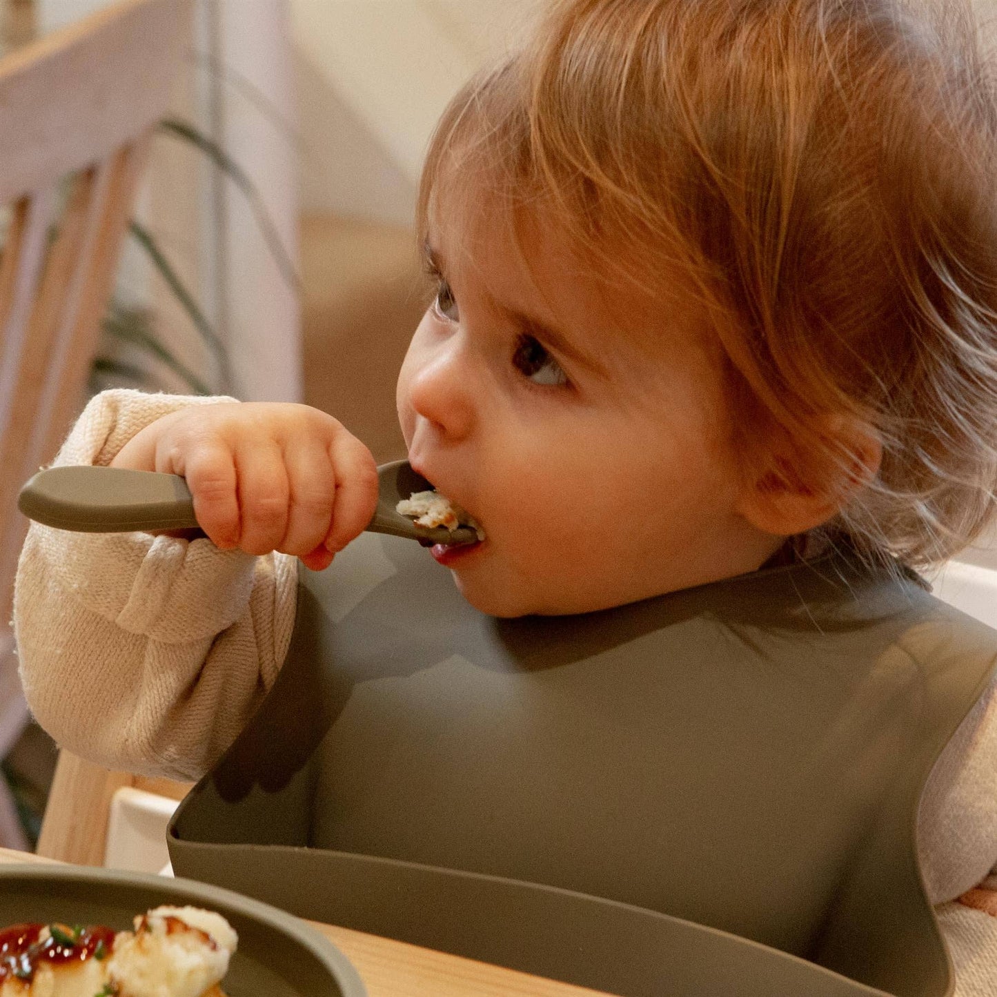 Baby Silicone Weaning Bib