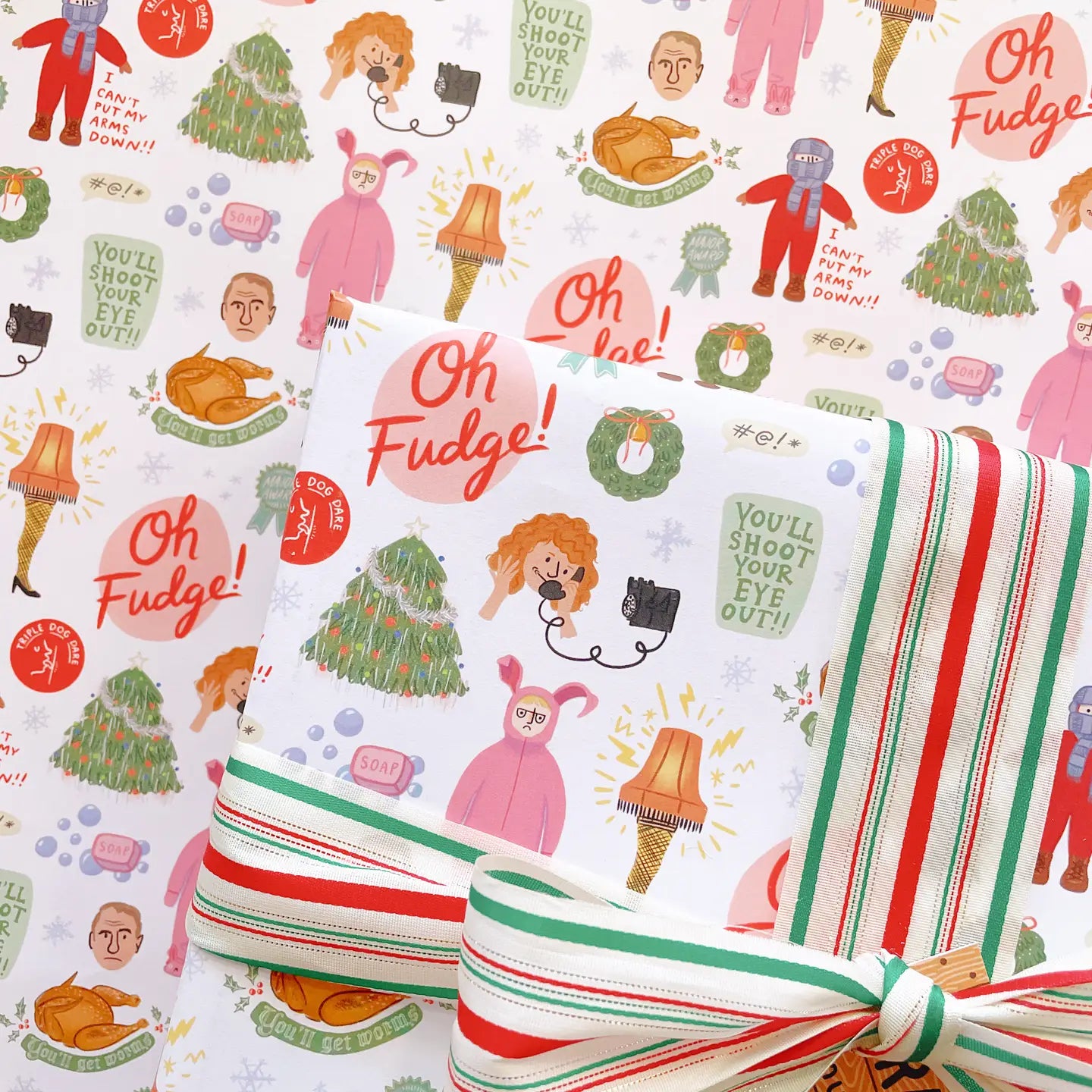 A Christmas Story Movie Wrapping Paper