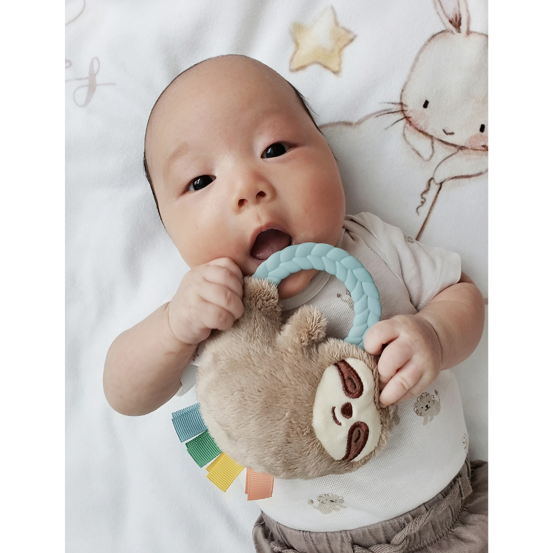 Ritzy Rattle Pal™ Plush Rattle Pal With Teether - Sloth