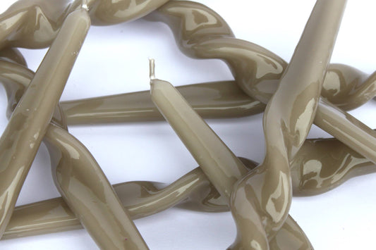 MÆGEN Twist Taper Candles - Mink
