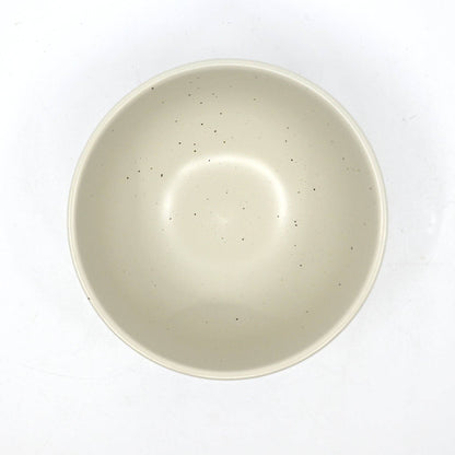 Cat Design Porcelain Rice Bowl White