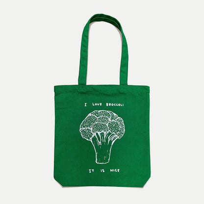 I Love Broccoli Tote Bag