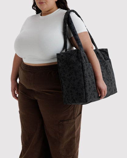 BAGGU Cloud Carry-on Travel Bag - Charcoal Ditsy Floral