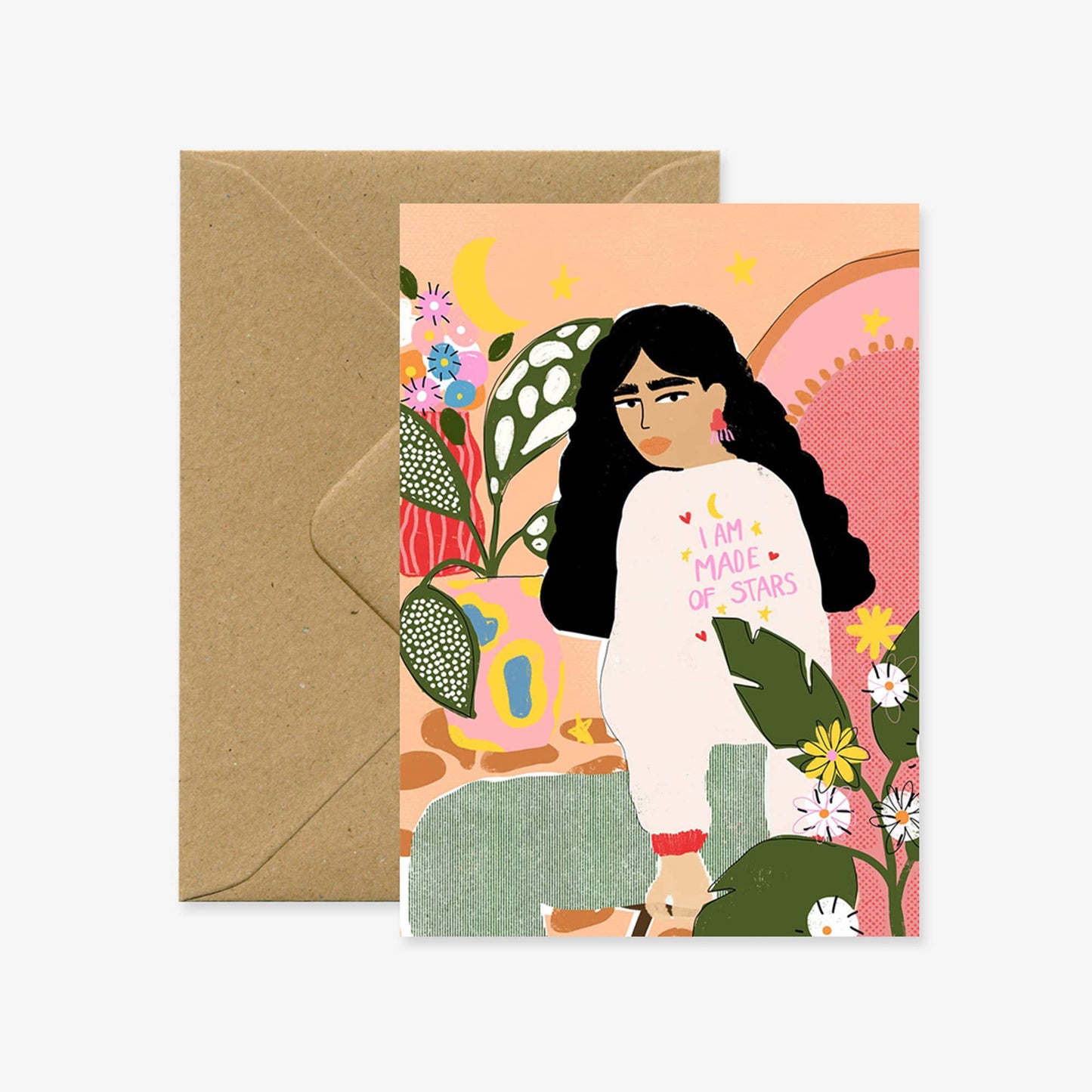 I am Made of Stars Greeting Card