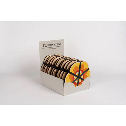 Studio Wald - UK Made - Flower Shaped Press - Orange & Yellow