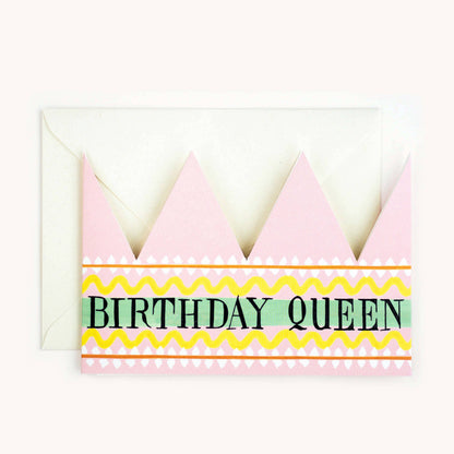 Birthday Queen Party Hat worn