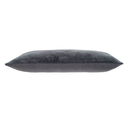 Vera Velvet Pillow Charcoal