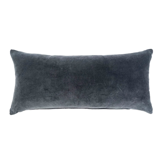 Vera Velvet Pillow Charcoal