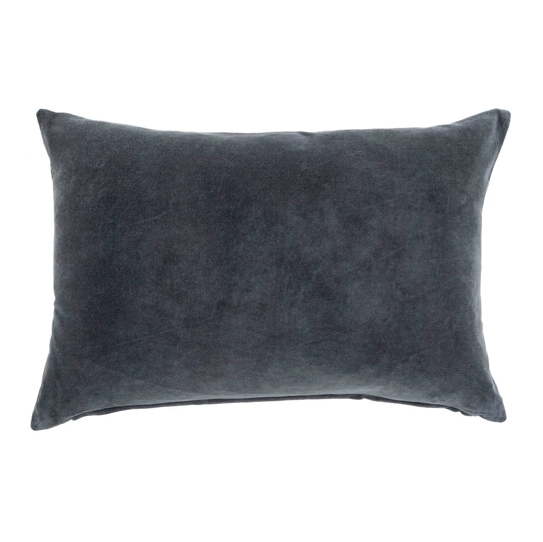 Vera Velvet Pillow Graphite