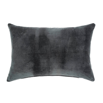 Vera Velvet Pillow Charcoal