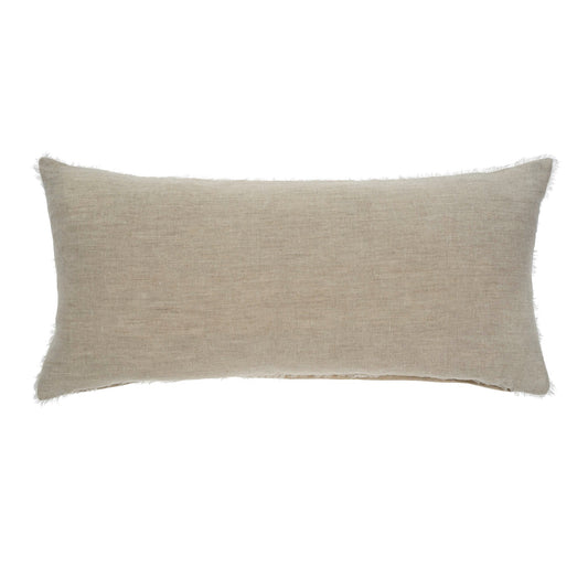 Lina Linen Long Cushion Chambray