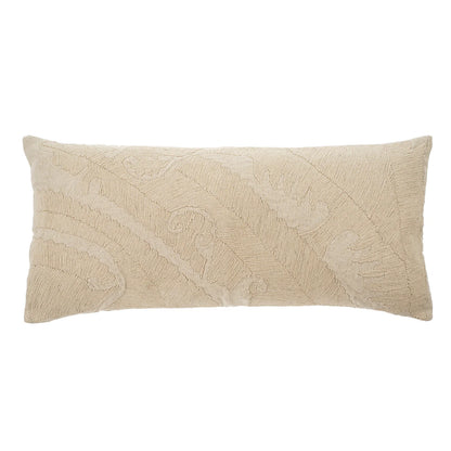 Elodie Embroidered Pillow 14x31in.