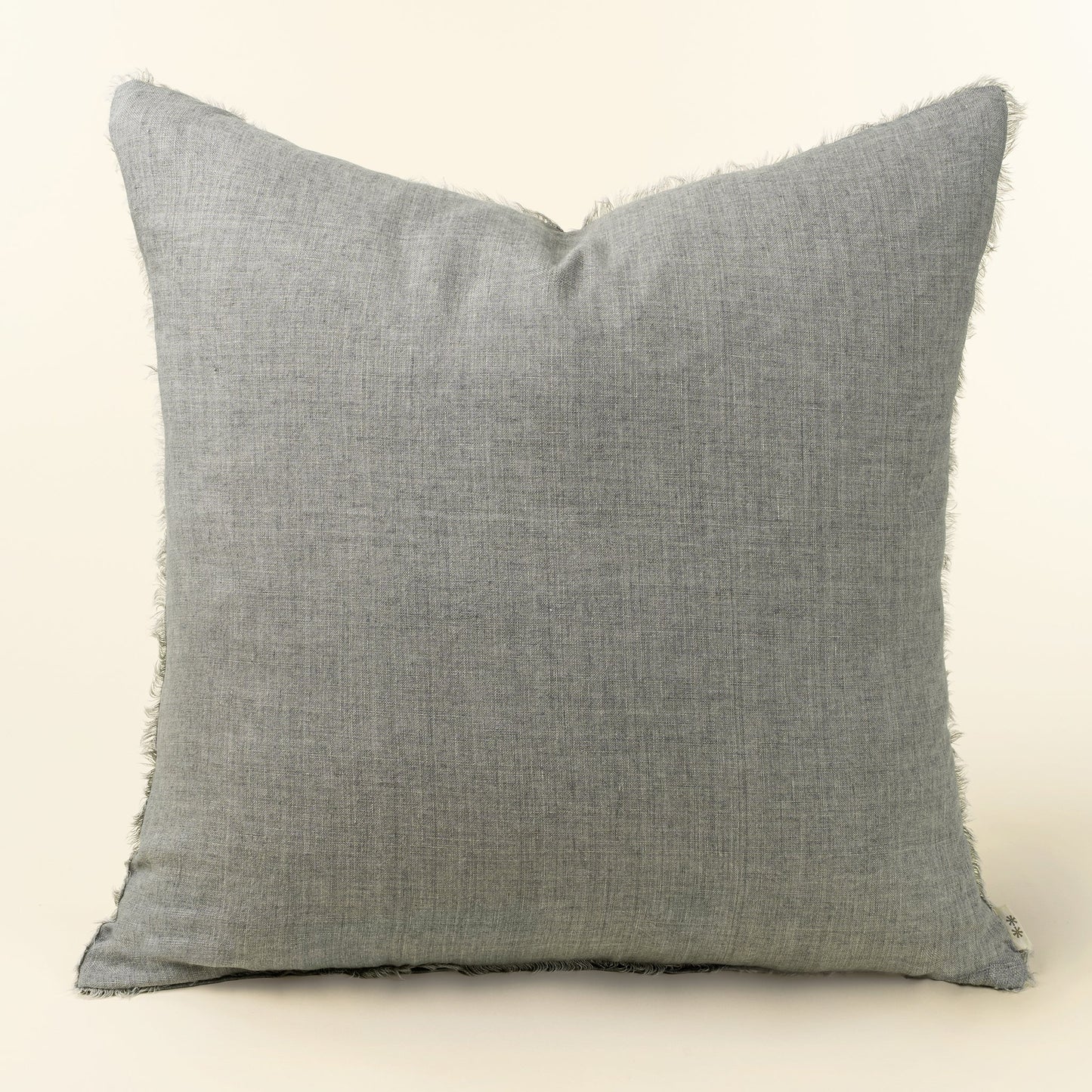 Lina Linen Pillow 24" - Grey