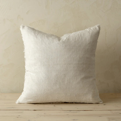 Lina Linen Pillow 20" Glacier