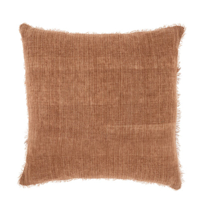 Frayed Edge Pillow Rooibos