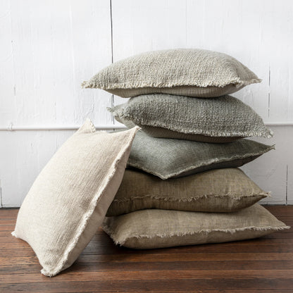 Selena Linen Pillow Beige