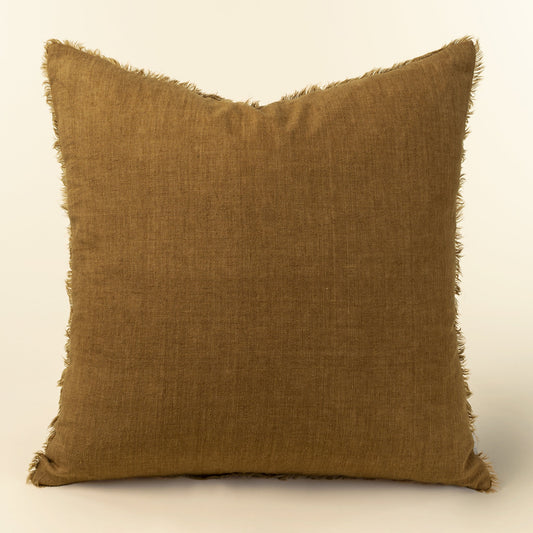 Lina Linen Pillow 24" - Anise