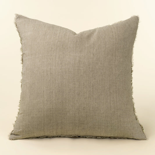 Lina Linen Pillow 24" - Dove