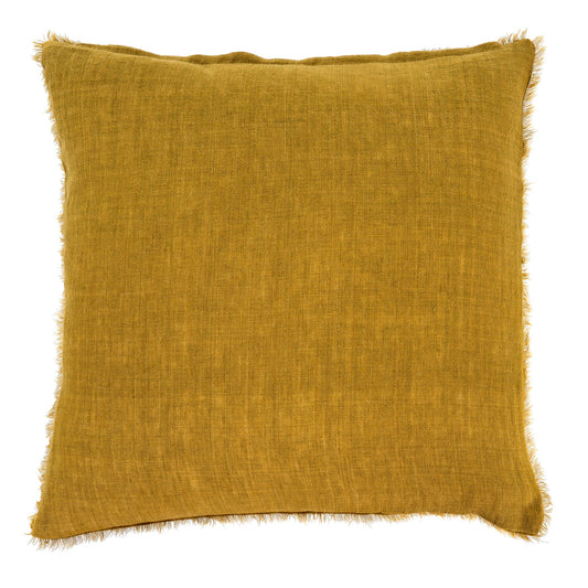 Lina Linen Cushion 24" Cumin