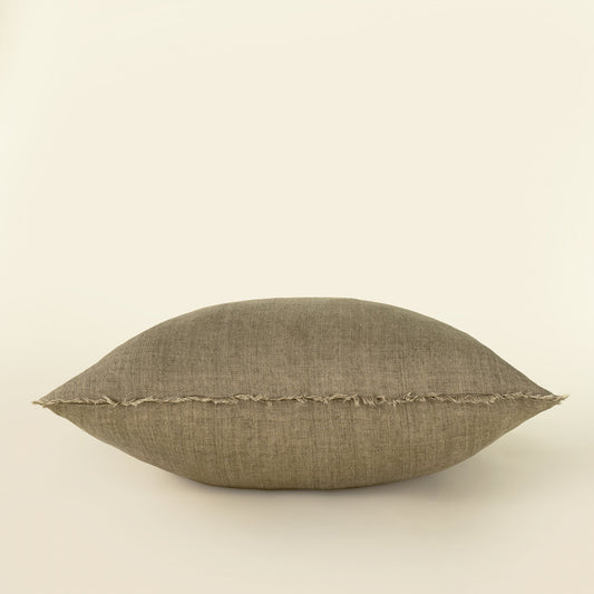 Lina Linen Pillow 24" - Sand
