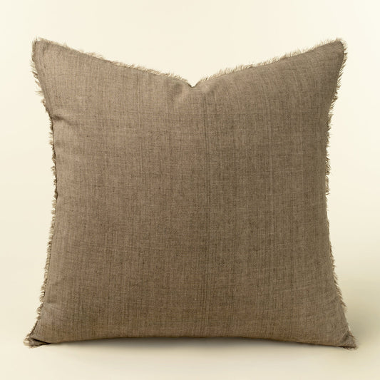 Lina Linen Pillow 24" - Sand