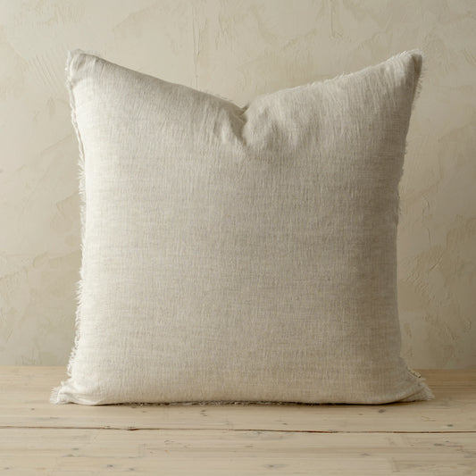 Lina Linen Pillow 24" - Chambray