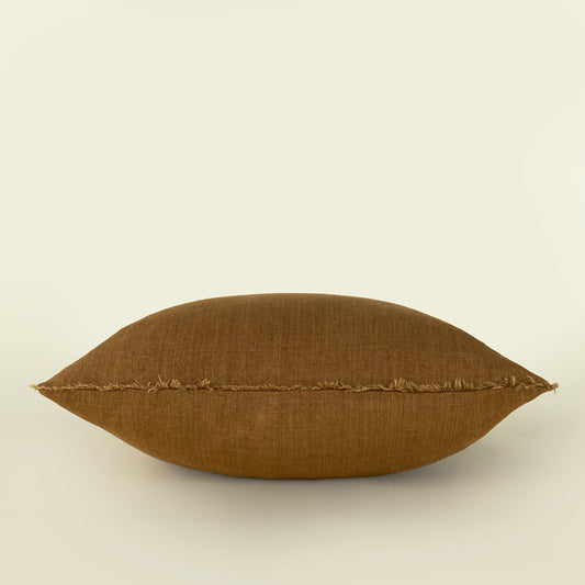 Lina Linen Pillow 24" - Gold