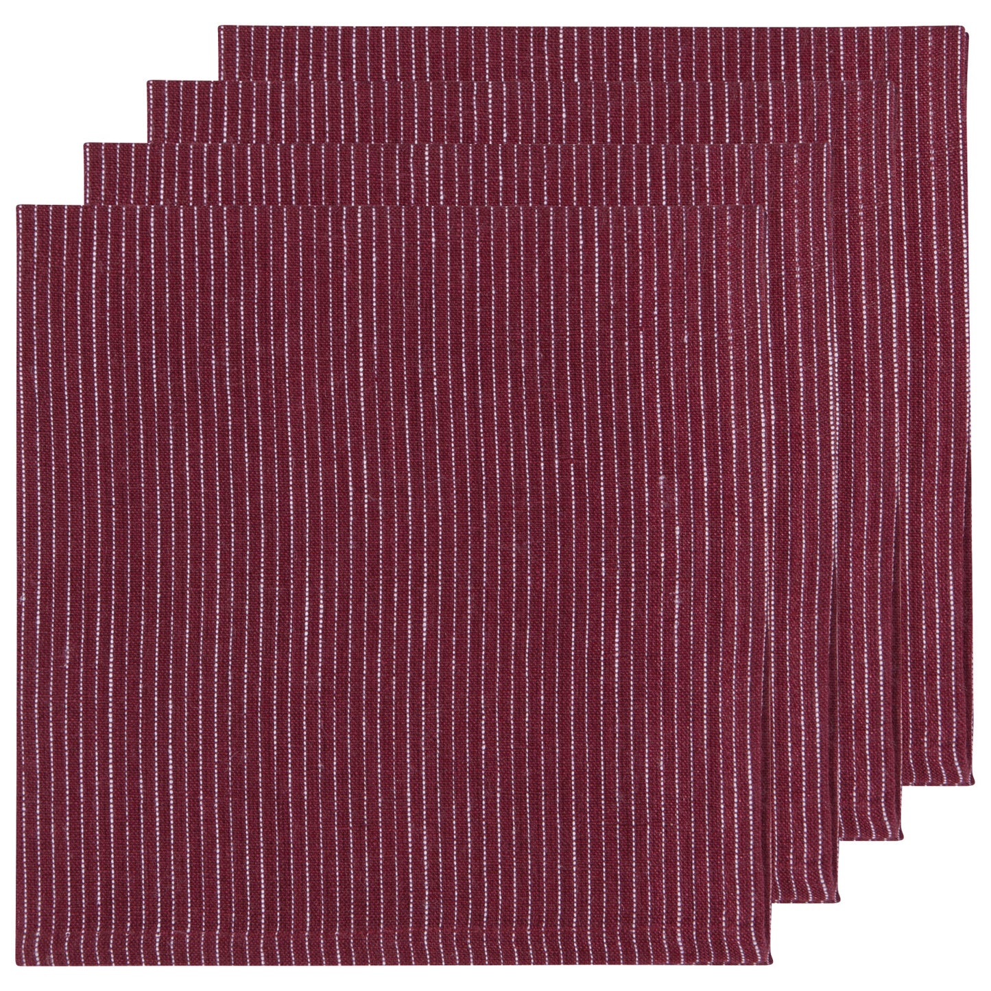 Linen Pinstripe Wine Napkins