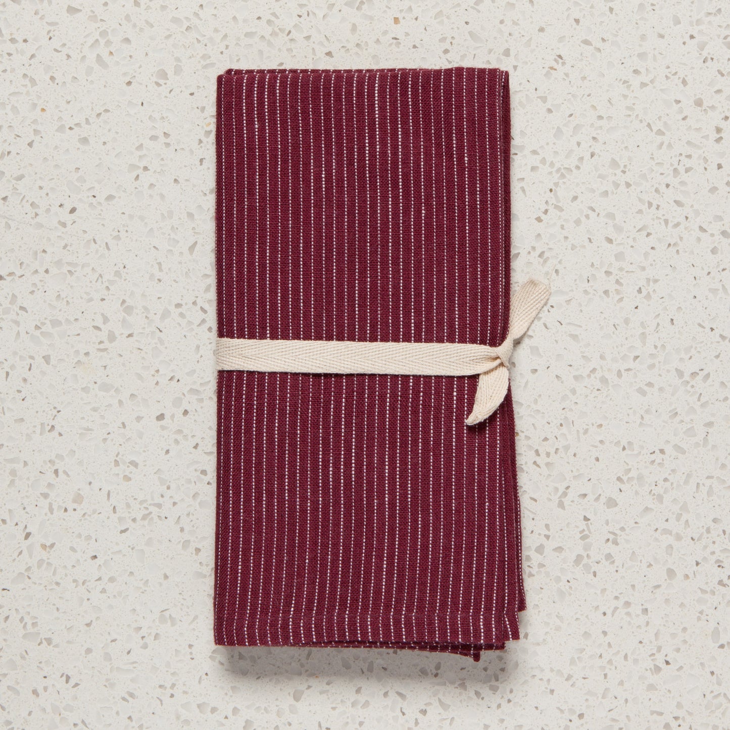 Linen Pinstripe Wine Napkins