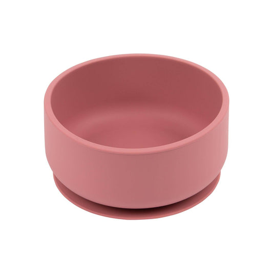 Baby Silicone Suction Bowl - Dusty Rose