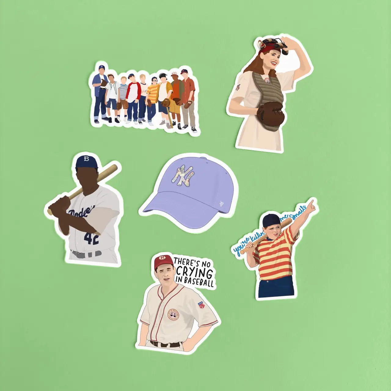 A League of Their Own There's No Crying in Baseball Sticker