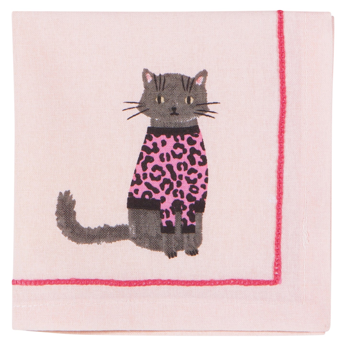 Feline Cocktail Napkins Set