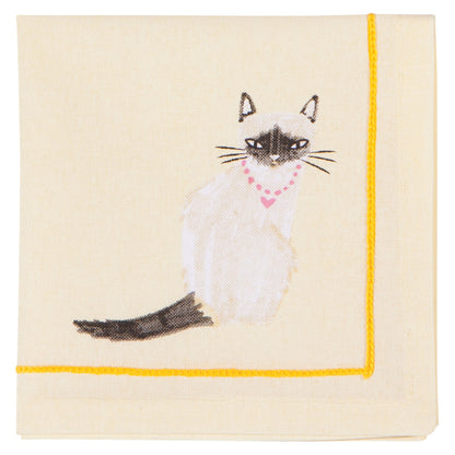 Feline Cocktail Napkins Set