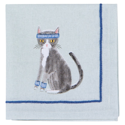 Feline Cocktail Napkins Set